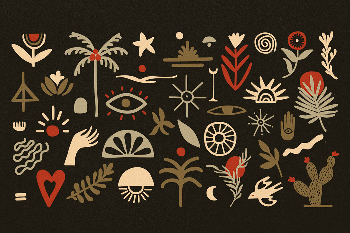 40 Boho Nature Shapes, an Object Graphic by Parisa-Artstudio (Photo 5 of 5)