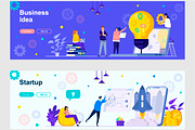 Flat Web Banners Template Kit, a Templates & Theme by alexdndz (Thumbnail 6 of 26)