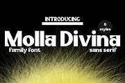 Molla Divina, a Sans Serif Font by Canden Meutuah (Thumbnail 1 of 5)