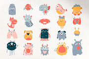 Boo - cute monsters collection, an Animal Illustration by Mariart_i (Thumbnail 2 of 8)