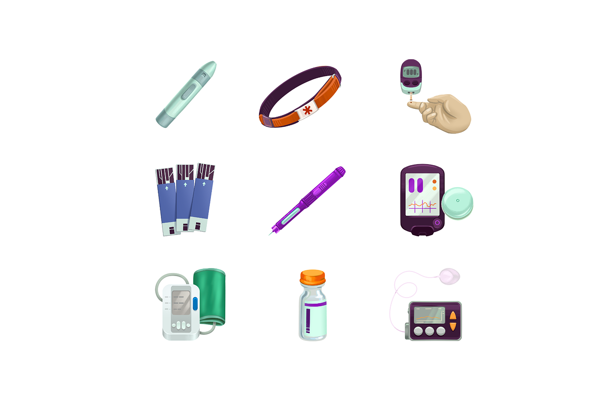 Diabetes Care Essentials, a Healthcare Illustration by Deemak Daksina (Photo 2 of 3)