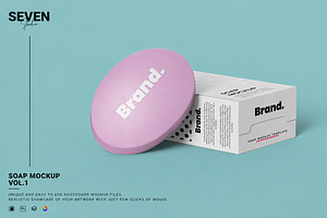 Hand Soap Box Mockup, an Advertising Mockup by Se٧enStudio