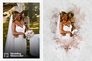 Wedding Watercolor Art Photo Effect, an Action Add-On by Shovajit (Thumbnail 5 of 9)