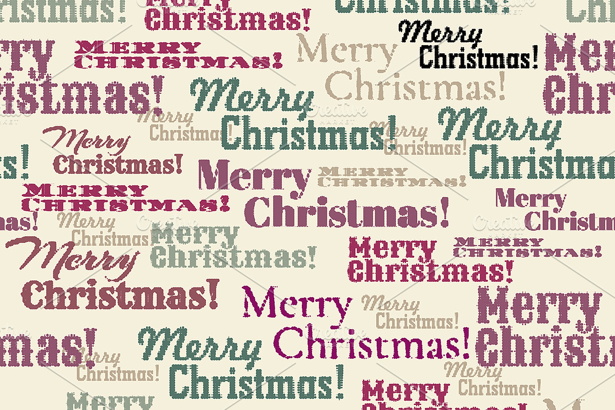 10 seamless Christmas patterns!, a Pattern Graphic by tkdesign (Photo 4 of 9)