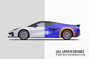 2026 Hyper Sport Convertible Set, an Advertising Mockup by Halal Graphic Studio (Thumbnail 5 of 12)