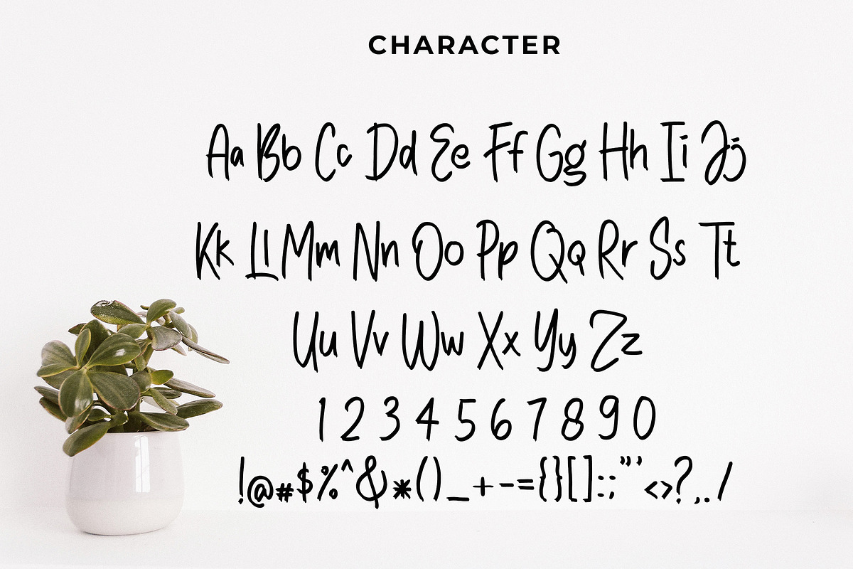 Mona Modern Handwritten Font preview 7