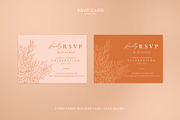 Peach Floral Wedding Templates, a Print Template by Shwet Art (Thumbnail 6 of 10)