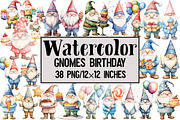 Gnomes Birthday, an Illustration by Design Market (Thumbnail 1 of 3)