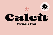 Caleit - Variable Font
