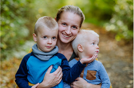 Portrait of happy mother with her, a Nature Photo by HalfPoint