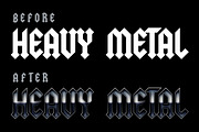 Heavy Metal layer styles, a Layer Style Add-On by Sick Optix (Thumbnail 2 of 5)