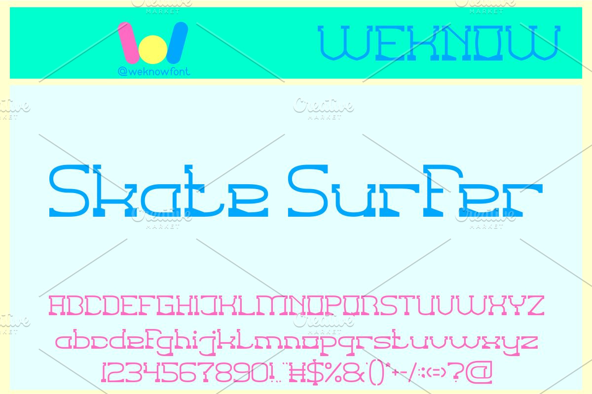 Amusement Park font, a Font by weknow (Photo 2 of 8)