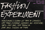 Fashion Experiment // Funky Font, a Handwritten Font by PeachCreme (Thumbnail 14 of 14)