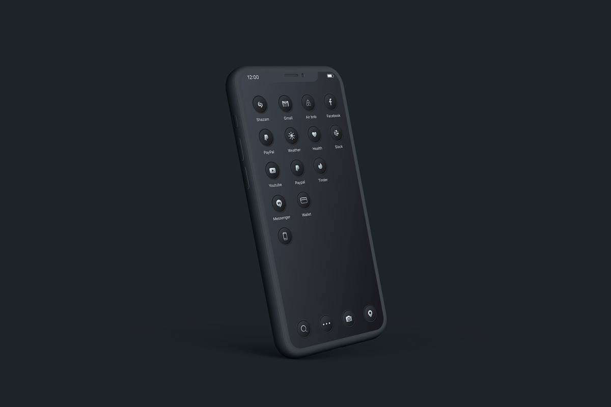 iOS 14 Custom Neumorphic Home Icons, an Icon by Delightful Design (Photo 5 of 11)
