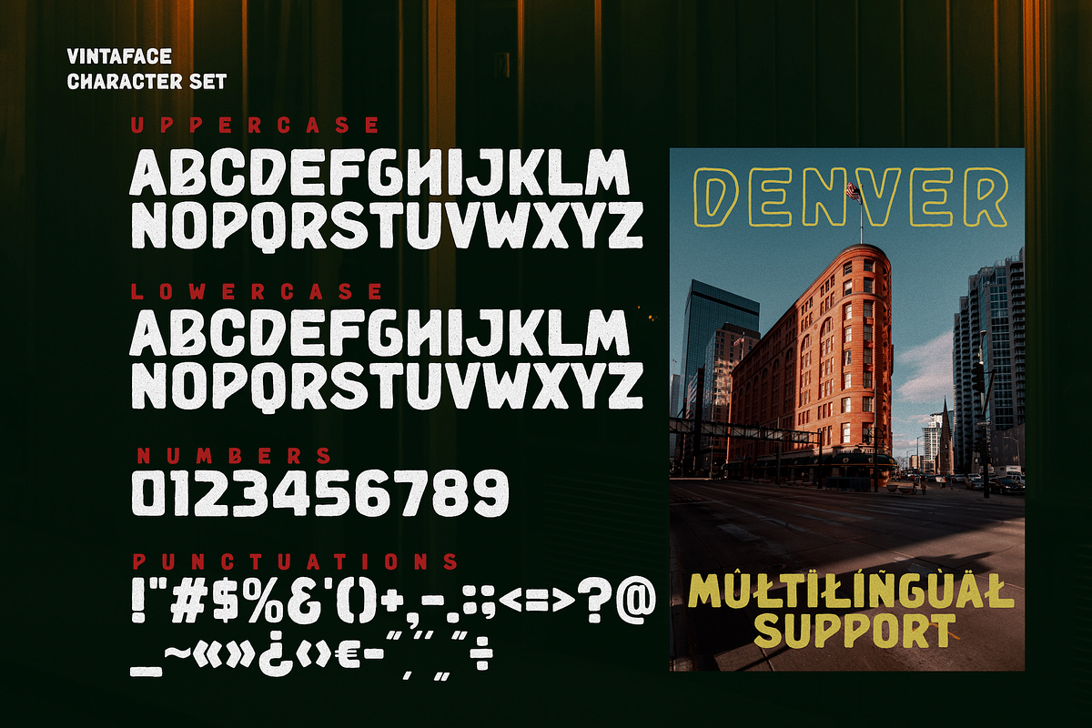 Vintaface - Vintage Style Font, a Sans Serif Font by PuriCreative (Photo 10 of 10)