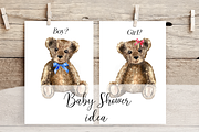 Teddy Bear Print and Clip Arts, a Decorative Illustration by Tati Bordiu (Thumbnail 2 of 4)