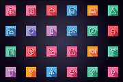 Travel and Tourism Flat Line Icons, an Outline Icon by FlatLineIcons (Thumbnail 4 of 5)