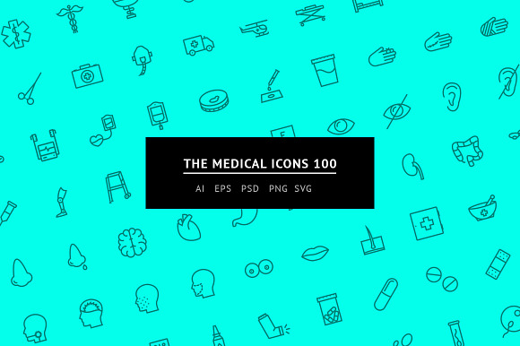 The Medical Icons 100