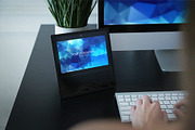 Echo Show Workstation PSD Mockups, an iPhone Mockup by Shop Mockpro (Thumbnail 8 of 19)