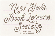 Handwritten Vintage Curly Font Duo, a Handwritten Font by Ayya Studio (Thumbnail 1 of 16)
