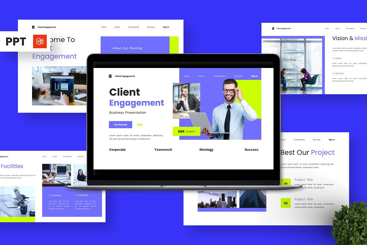 Client Engagement - Business PPT
