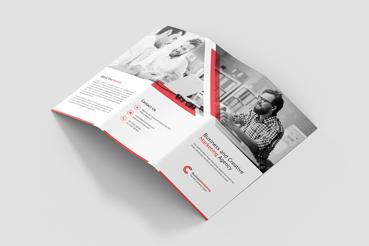 Business Marketing Brochure Tri-Fold, a Brochure Template by artbart (Photo 3 of 8)