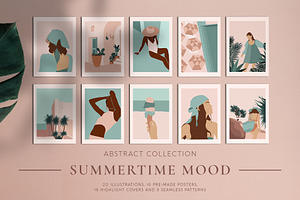 Summertime Mood Abstract Collection