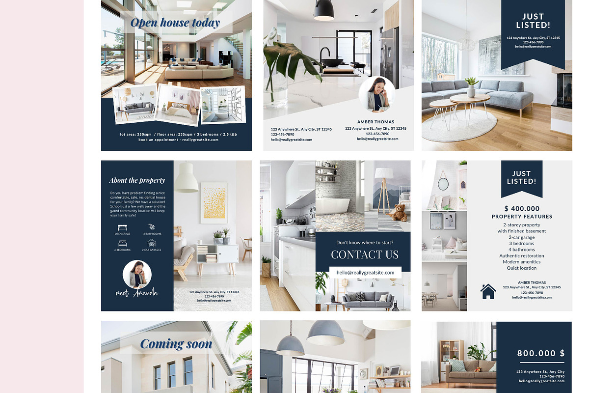 20 Real estate flyer instagram-Canva, a Social Media Template by SilverMintDesign (Photo 4 of 4)