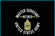 Patriotic Retired Veteran SVG PNG, an Object Graphic by Creativeusart (Thumbnail 2 of 4)