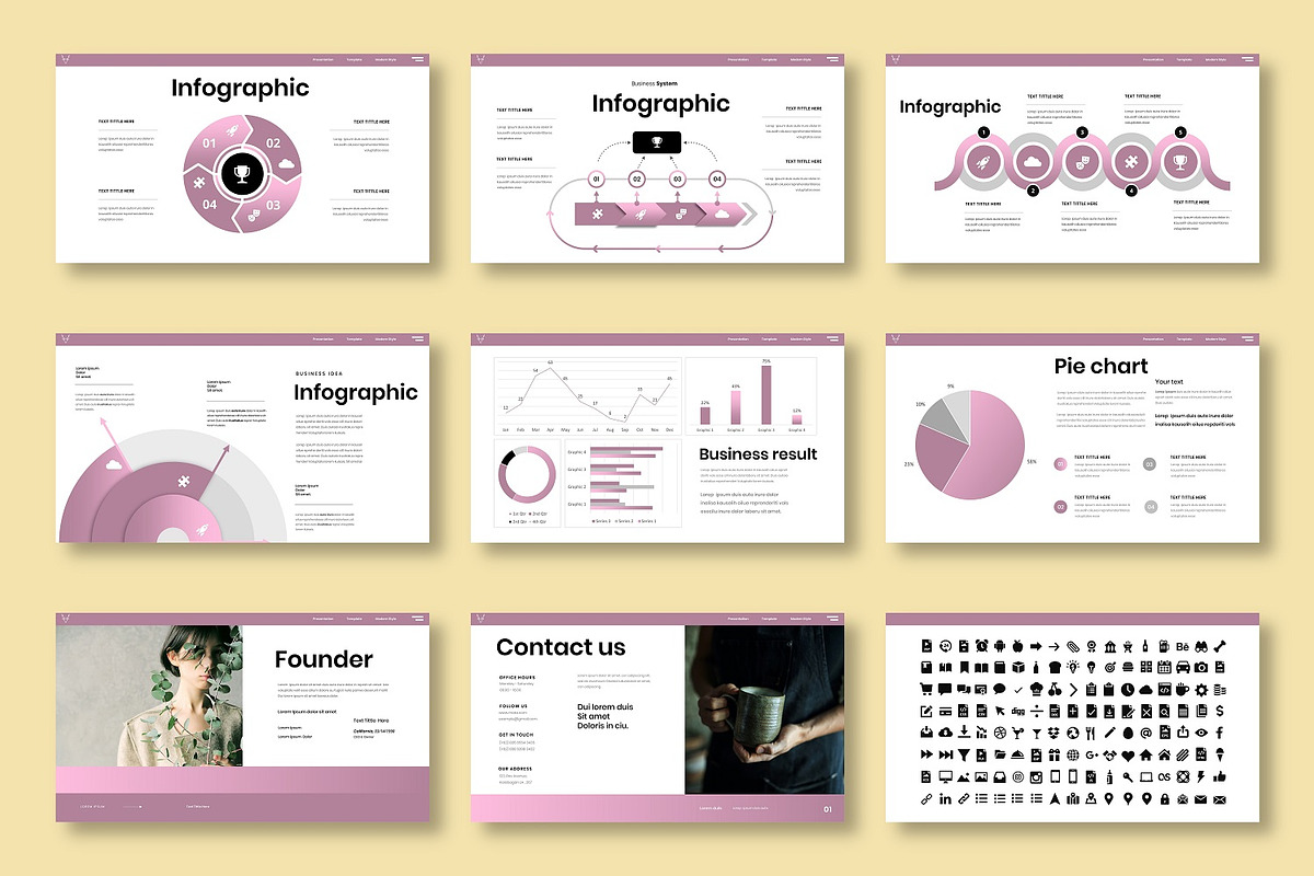 Moko - Business Google Slide Templat, a Presentation Template by Dens Creative Studio (Photo 10 of 12)