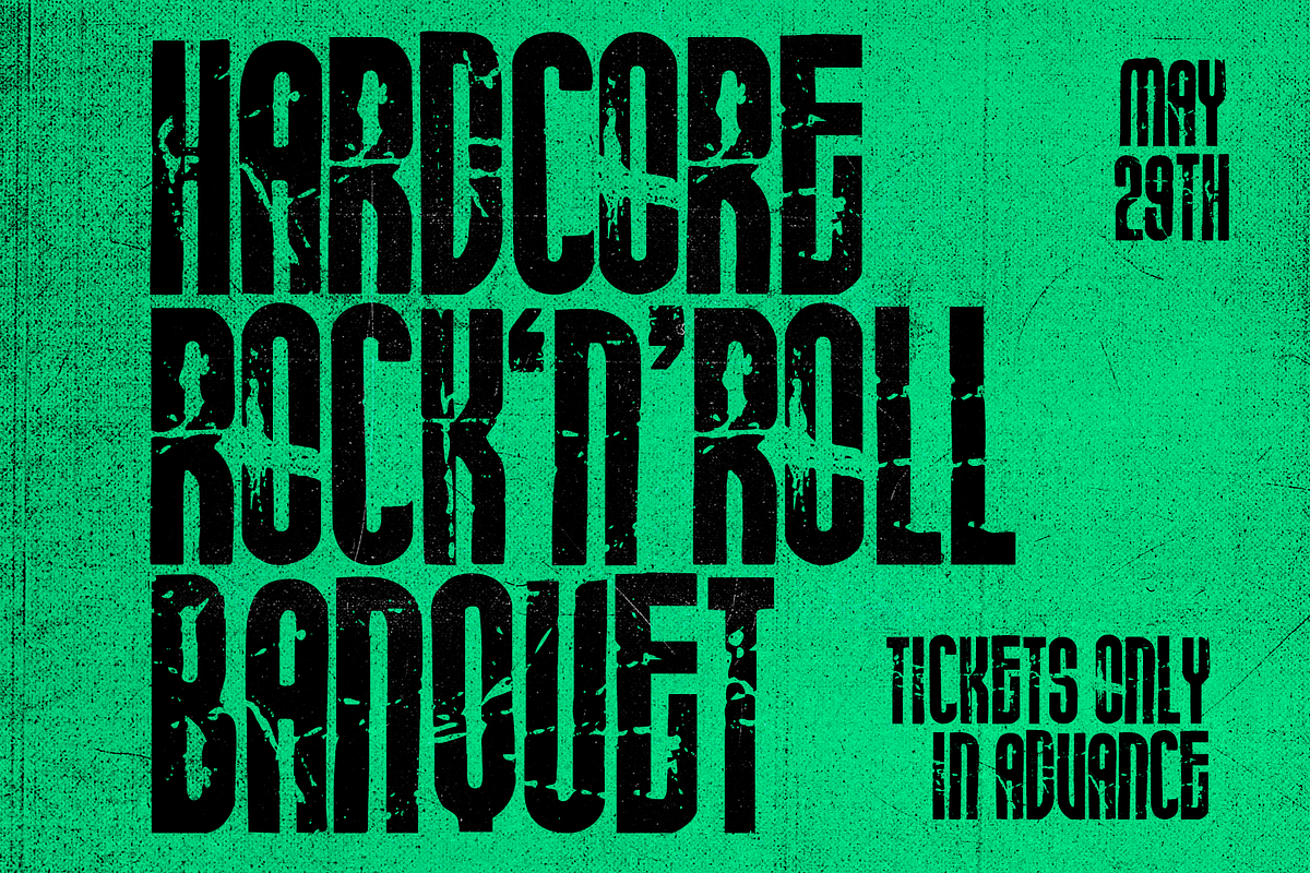 Rock It! -font trio, a Sans Serif Font by Fenotype (Photo 4 of 11)