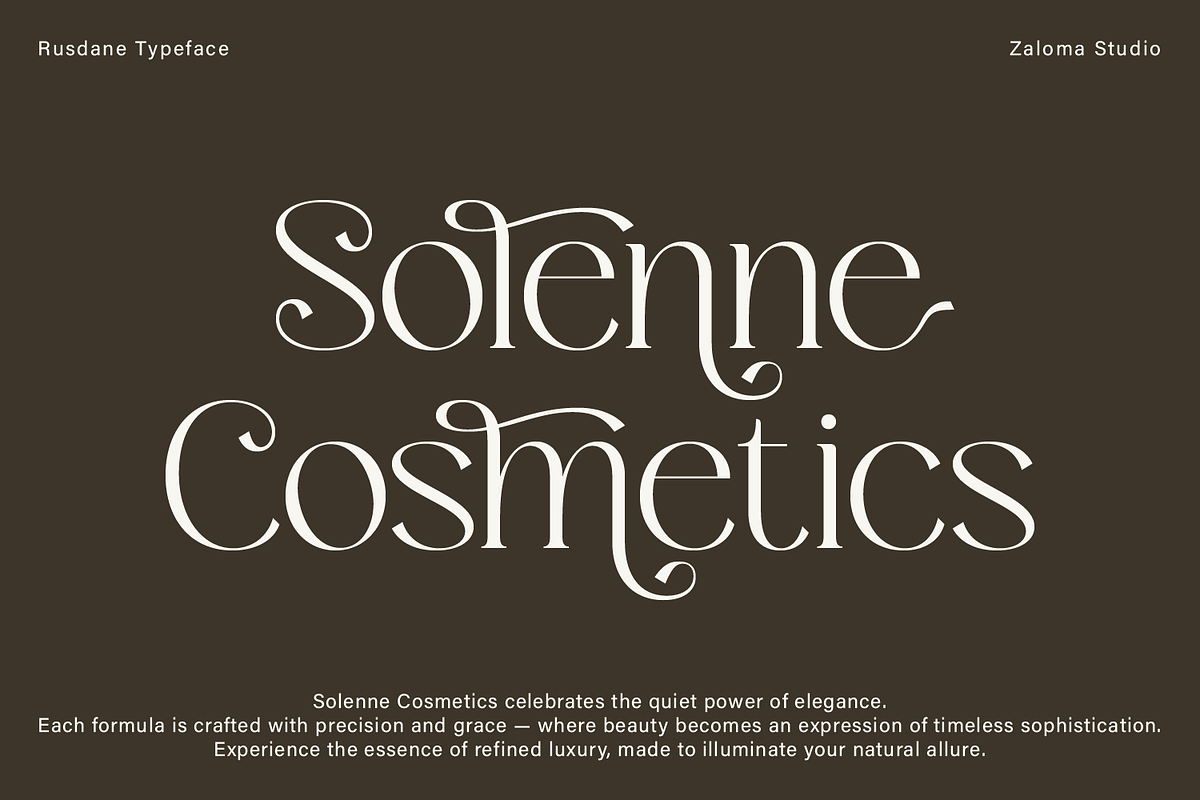 Rusdane, a Serif Font by Zaloma Studio (Photo 10 of 19)