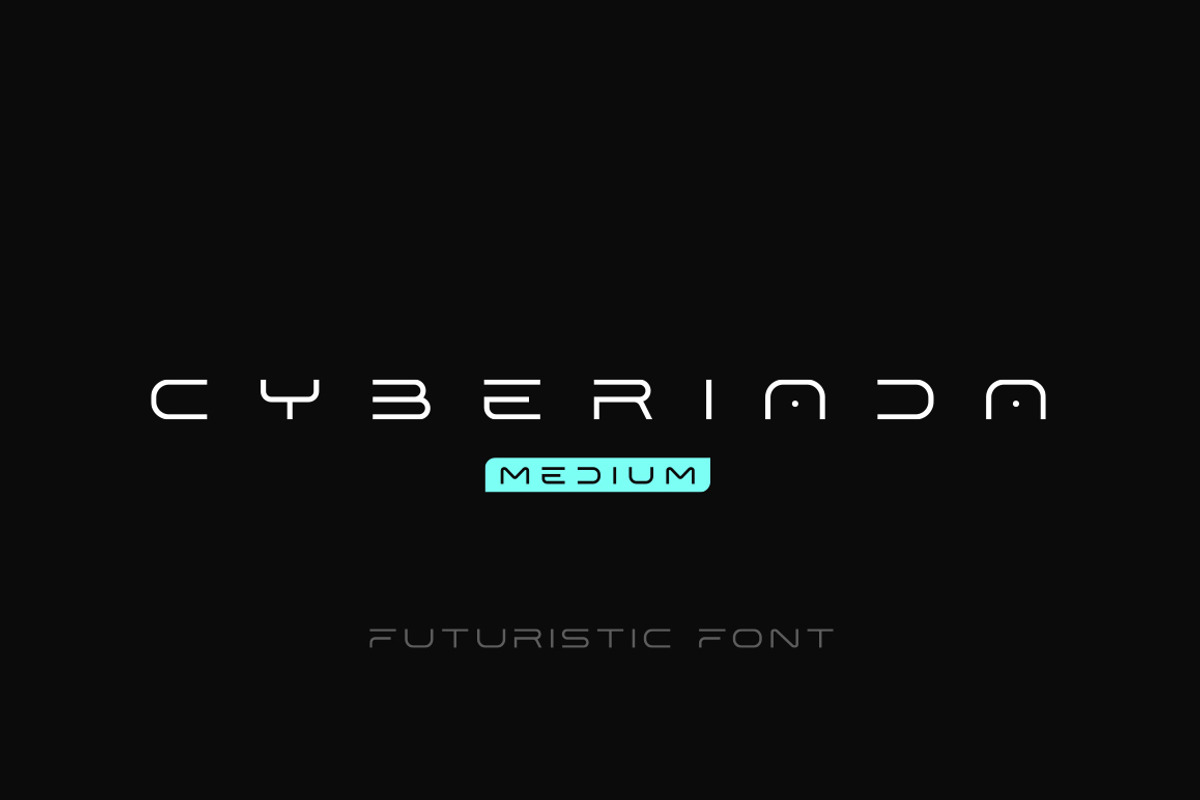 Cyberiada Medium font, a Sans Serif Font by Sentavio (Photo 1 of 5)