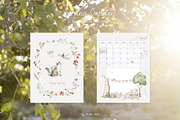 Spring Garden. Watercolor clipart, a Decorative Illustration by Kreker Kate (Thumbnail 4 of 12)
