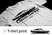 Classic Garage Club Vector Car, a Sport Illustration by Plaid4You (Thumbnail 1 of 8)