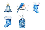 Whimsical Icy Blue Christmas, an Illustration by Design Market (Thumbnail 4 of 4)