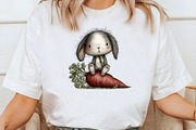 Easter Bunny and carrot clipart, an Illustration by Designworld (Thumbnail 6 of 10)