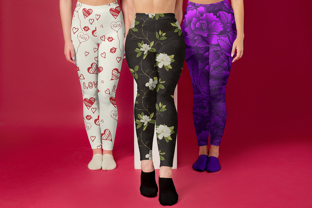 Three Girls Leggings Mock-Up Set, a Product Mockup by PSD Market (Photo 7 of 10)
