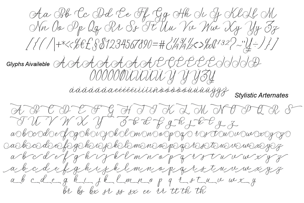 Nathale Script, a Script Font by PollemSt (Photo 6 of 6)