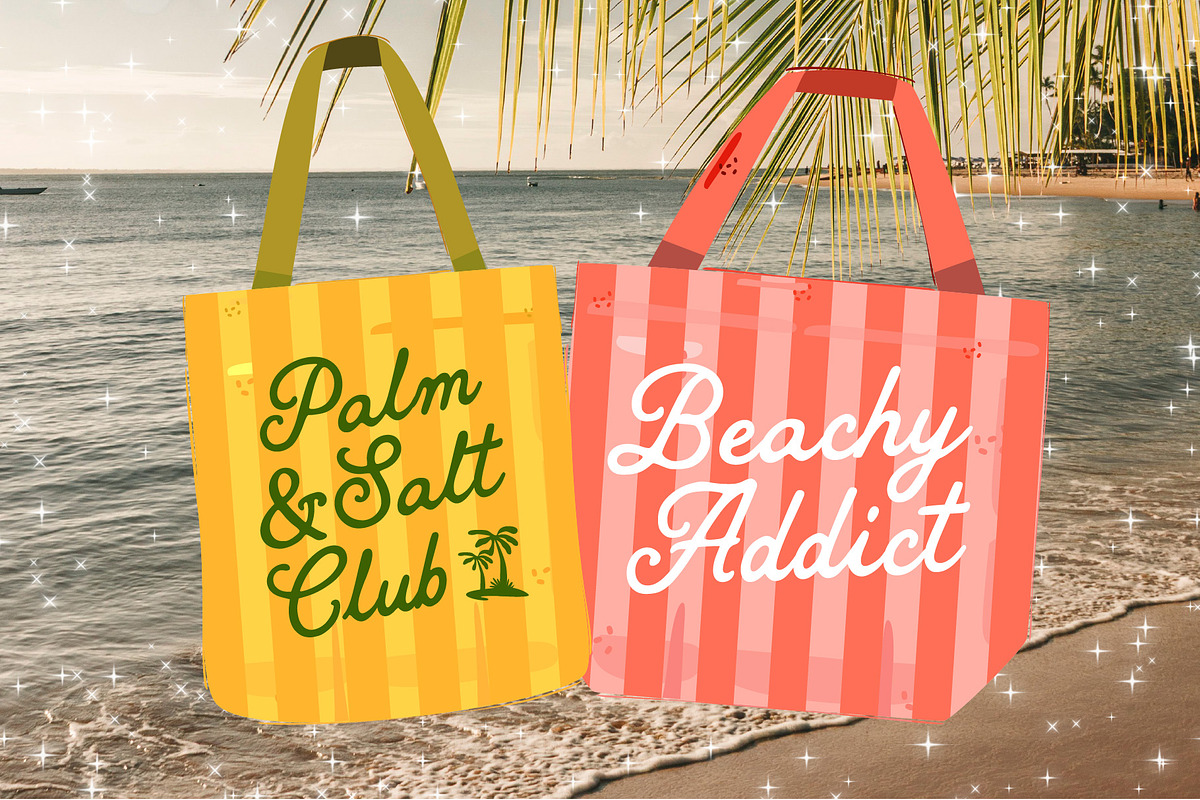 Flamingo Sunshine Coastal Font, a Handwritten Font by Tyasify (Photo 4 of 9)