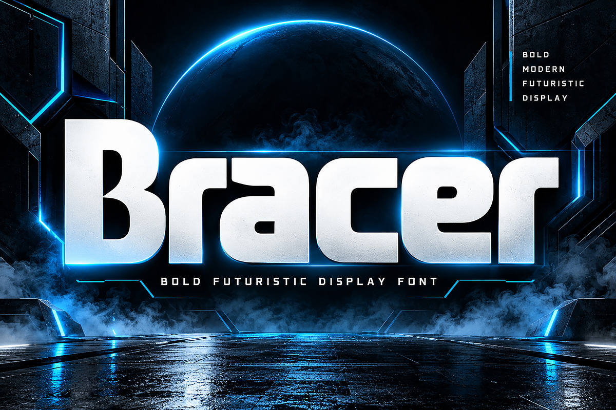 Bracer, a Sans Serif Font by Wow Magic (Photo 1 of 4)
