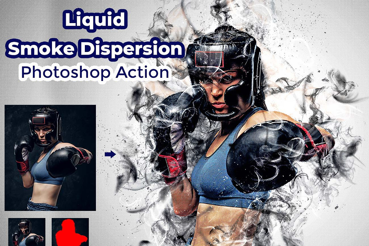 Liquid Smoke Dispersion Photoshop, an Action Add-On by Studio Retouch (Photo 1 of 12)
