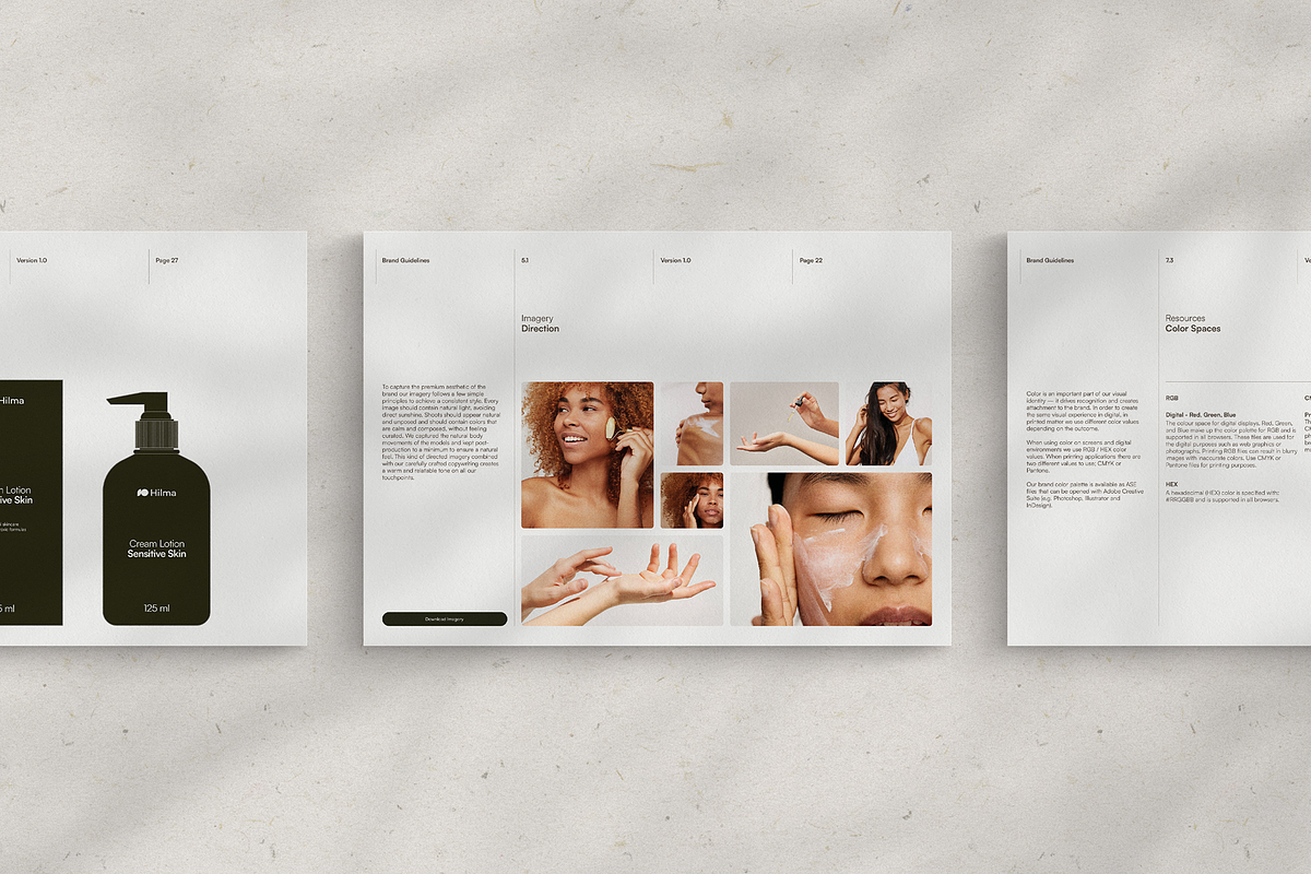 Hilma · Brand Guidelines, a Brochure Template by Esla Studio (Photo 14 of 14)