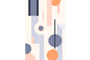 Abstract geometric pattern with, an Illustration by Lermont51