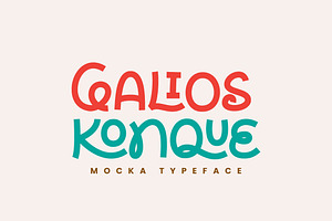 Mocka - Playful Ligature Font