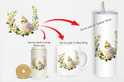 Canary Embroidery Clipart, a Graphic by Artnoy (Thumbnail 4 of 5)
