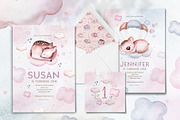 Sweet dreams watercolor collection, an Animal Illustration by Peace ART (Thumbnail 10 of 17)