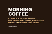Kamepio -Bold Display Font, a Sans Serif Font by 3ab2ou (Thumbnail 3 of 5)