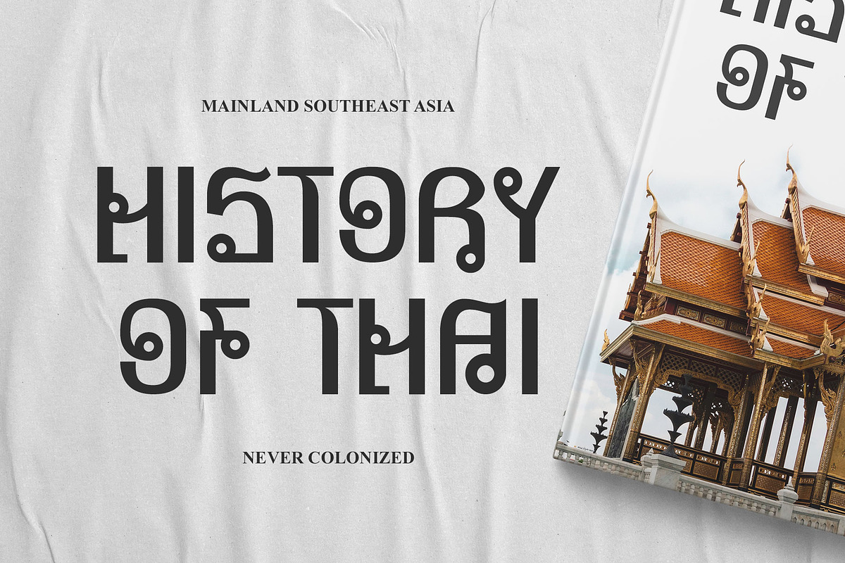 Nakhon Kanlaya - Thailand Style, a Font by Novitype (Photo 4 of 9)