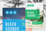 Beach Sounds Poster Template, a Flyer Template by Danil Polshin (Thumbnail 2 of 9)